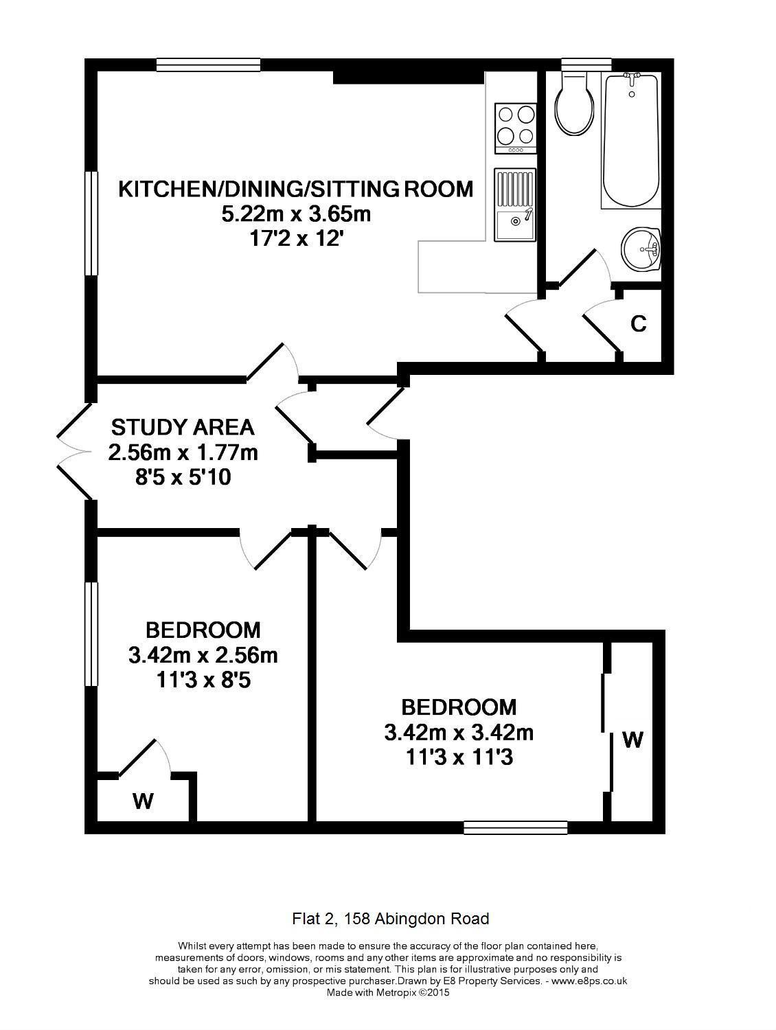 Flat 2, 158 Abingdon Road Appartement Oxford